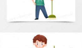 扫地漫画图,智能生活新伙伴的日常趣事